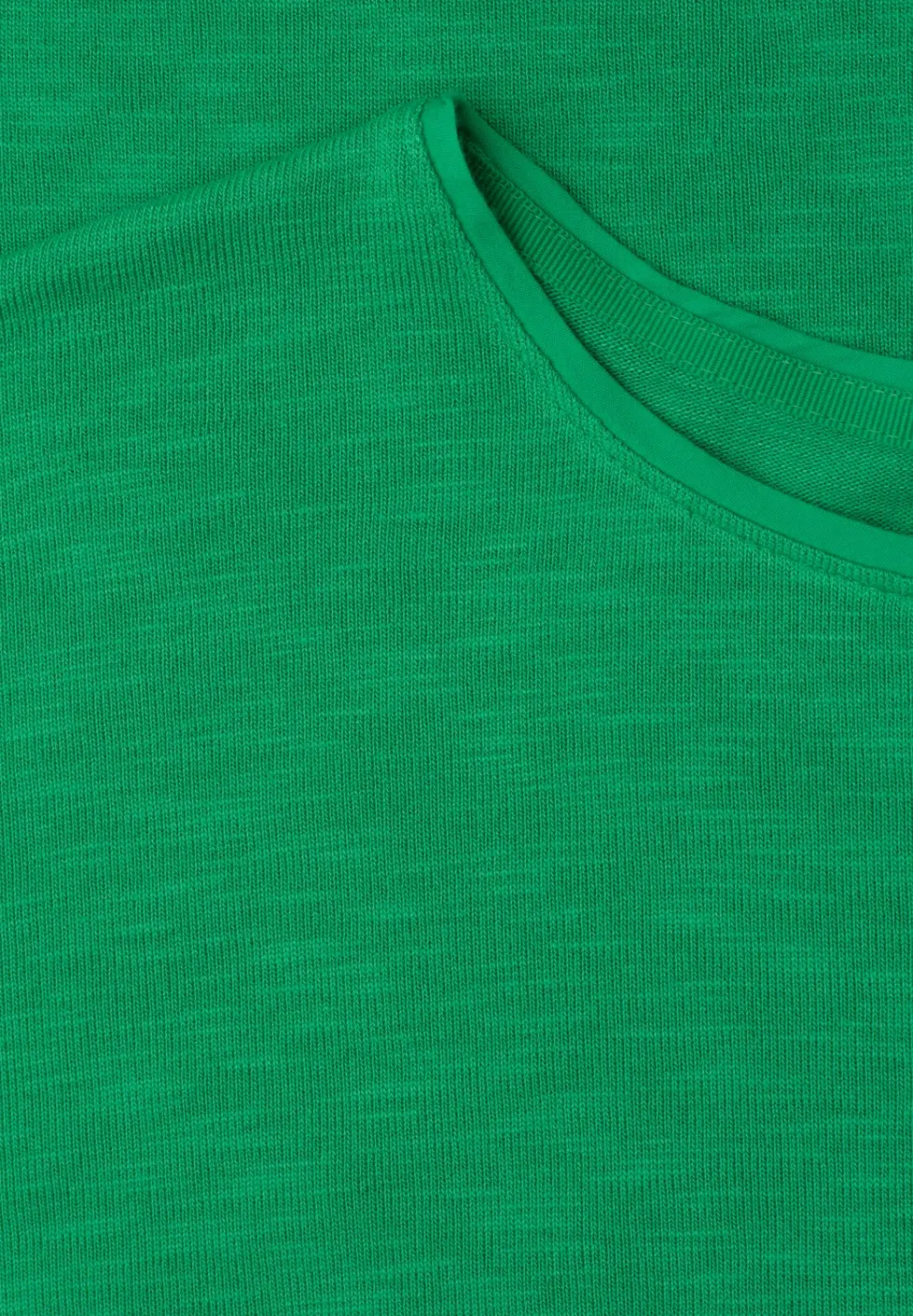 Shirt met korte mouwen en boothals