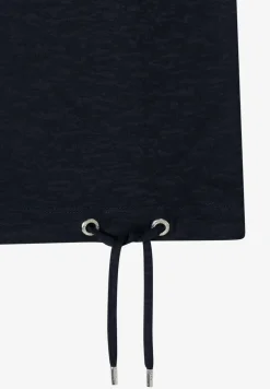 Shirt met korte mouwen en burn-out look