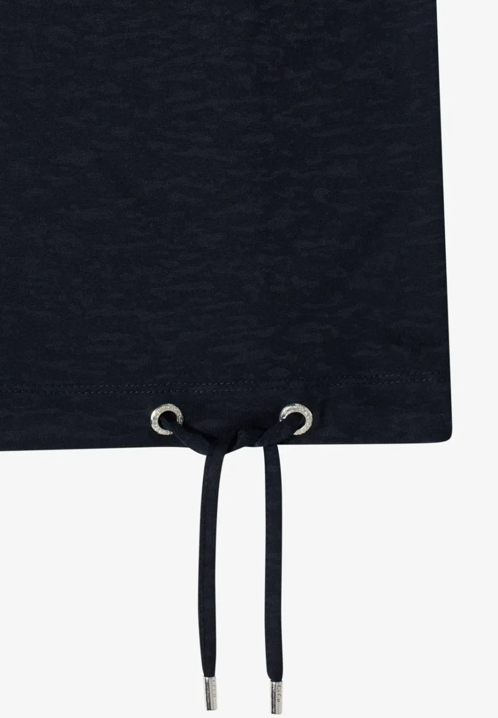 Shirt met korte mouwen en burn-out look