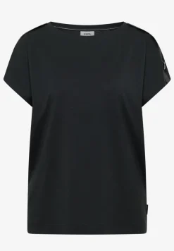 Shirt met korte mouwen en gespdetail