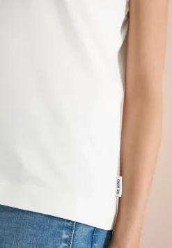 Shirt met korte mouwen en gespdetail