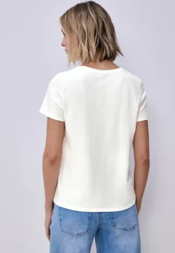 Shirt met korte mouwen en gestreepte zak