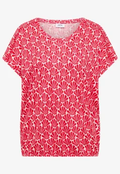 Shirt met korte mouwen en kanten detail
