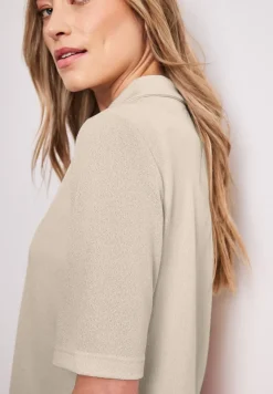 Shirt met korte mouwen en knoopsluiting
