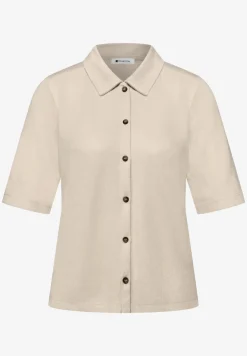 Shirt met korte mouwen en knoopsluiting