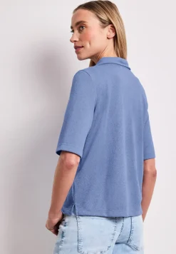 Shirt met korte mouwen en knoopsluiting