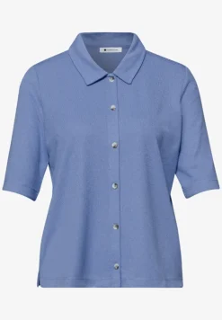 Shirt met korte mouwen en knoopsluiting