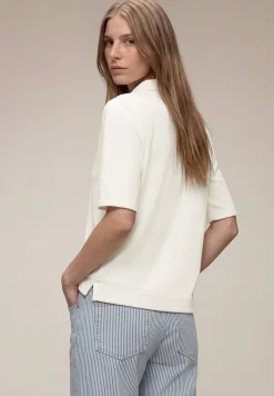 Shirt met korte mouwen en knoopsluiting