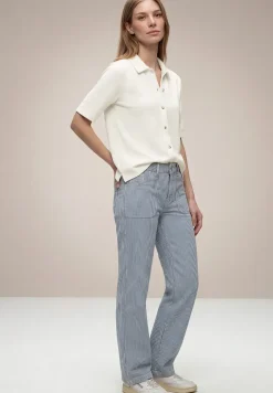 Shirt met korte mouwen en knoopsluiting