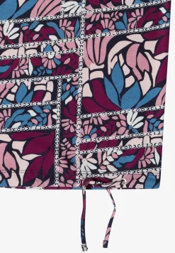 Shirt met korte mouwen en patchworkprint
