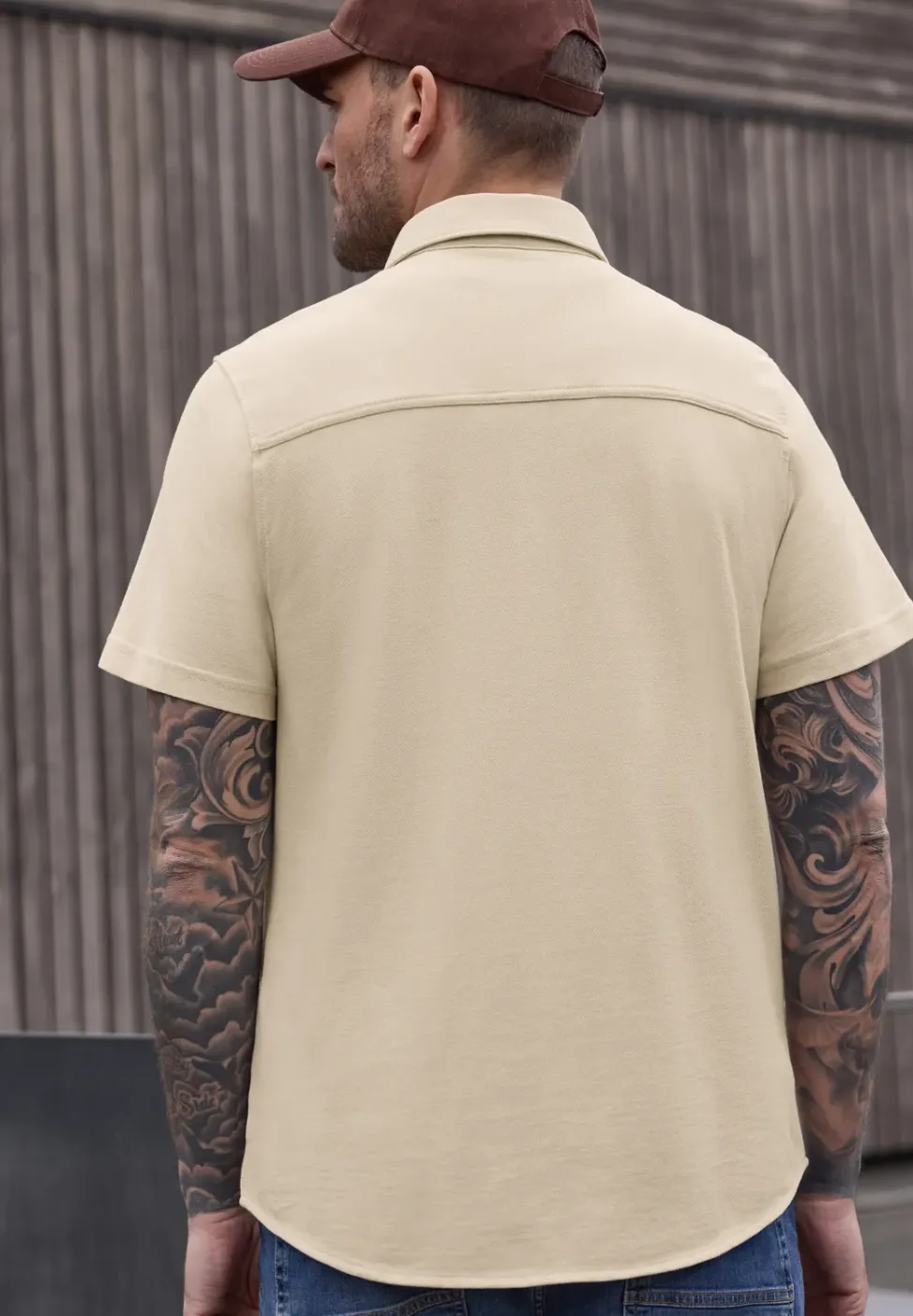 Shirt met korte mouwen in piquékwaliteit