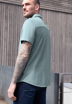 Shirt met korte mouwen in piquékwaliteit