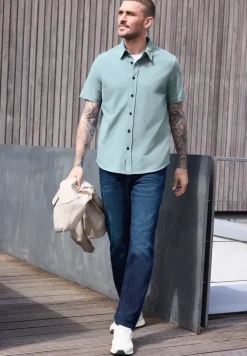 Shirt met korte mouwen in piquékwaliteit