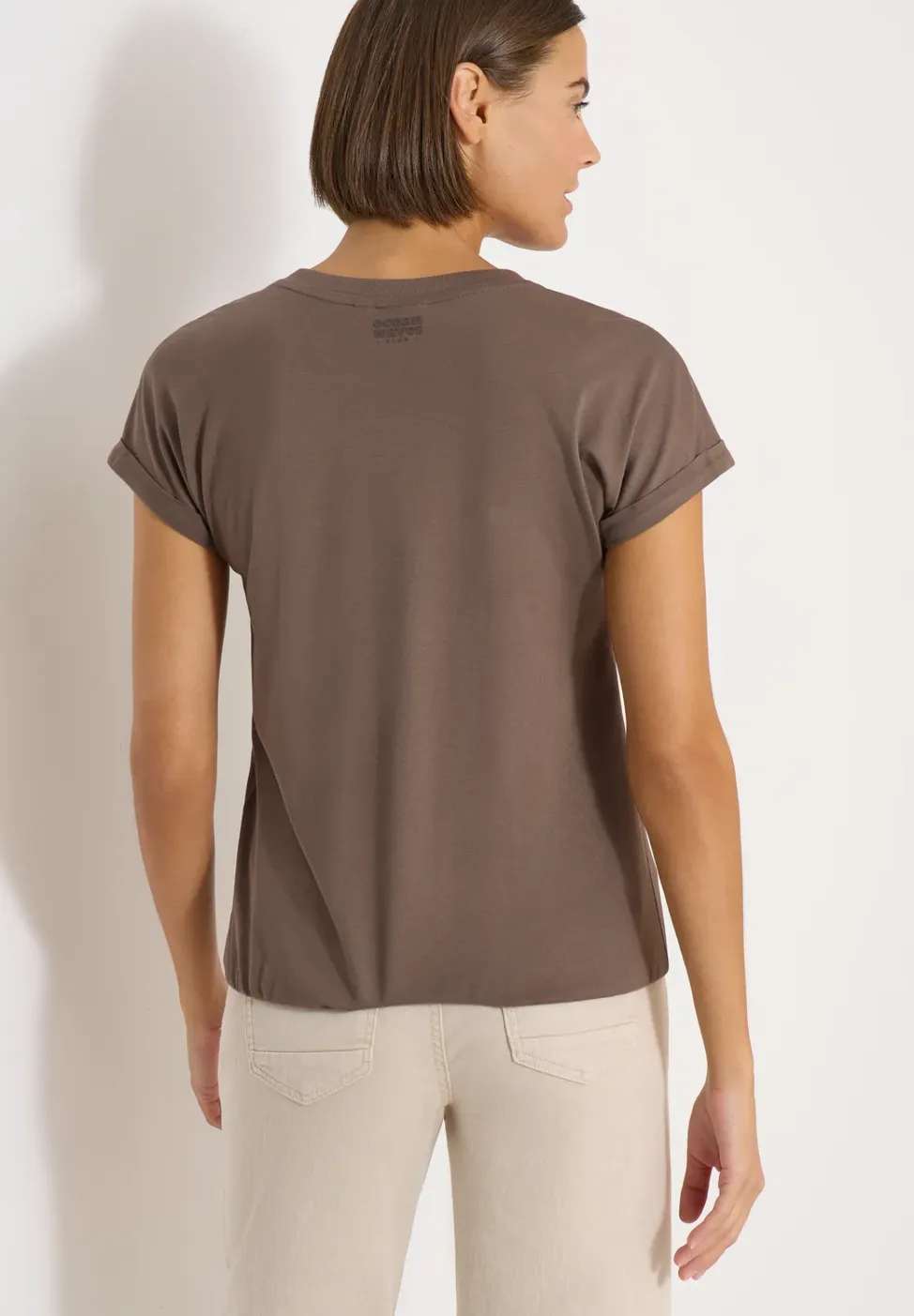 Shirt met korte mouwen in tuniekstijl