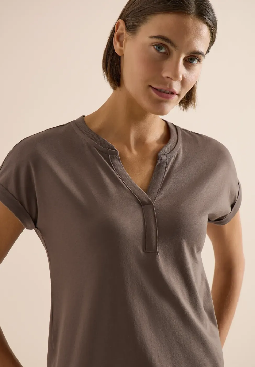 Shirt met korte mouwen in tuniekstijl