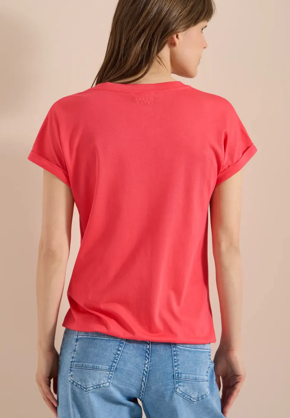 Shirt met korte mouwen in tuniekstijl
