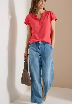 Shirt met korte mouwen in tuniekstijl
