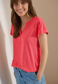 Shirt met korte mouwen in tuniekstijl