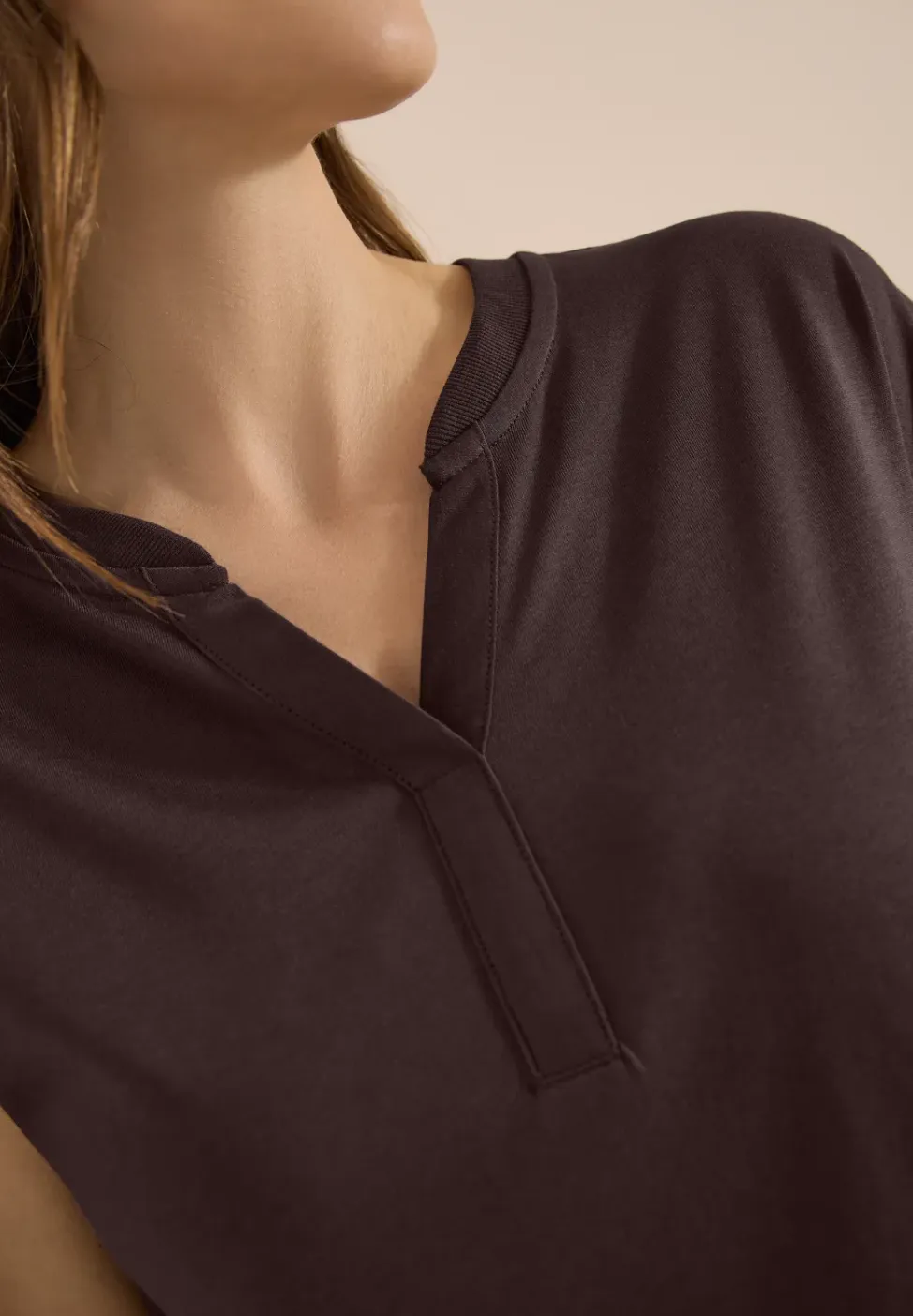 Shirt met korte mouwen in tuniekstijl