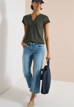 Shirt met korte mouwen in tuniekstijl