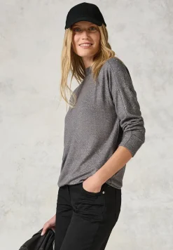 Shirt met lange mouwen en glitter