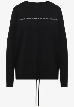 Shirt met lange mouwen en tekst