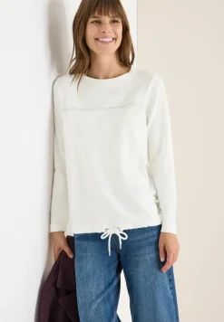 Shirt met lange mouwen en tekst