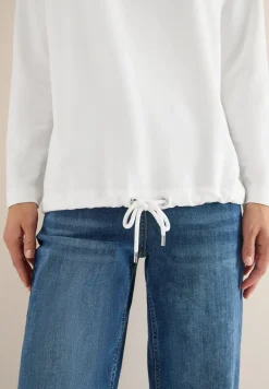 Shirt met lange mouwen en tekst