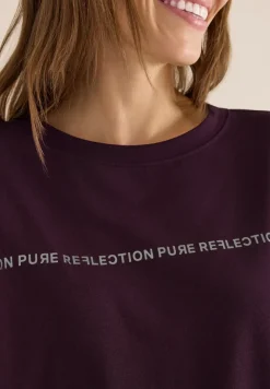 Shirt met lange mouwen en tekst