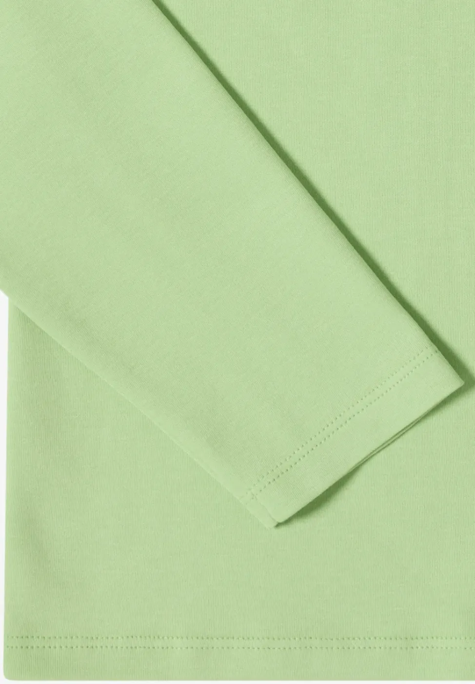 Shirt met lange mouwen en V-hals