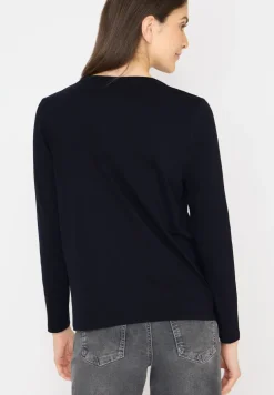 Shirt met lange mouwen met gespleten hals