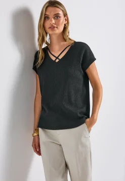 Shirt met linten