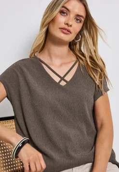 Shirt met linten