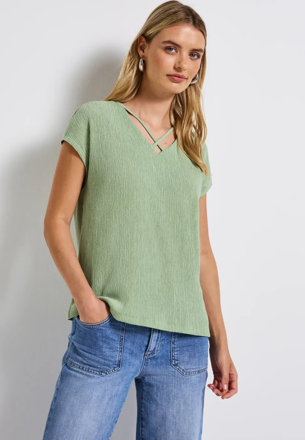 Shirt met linten