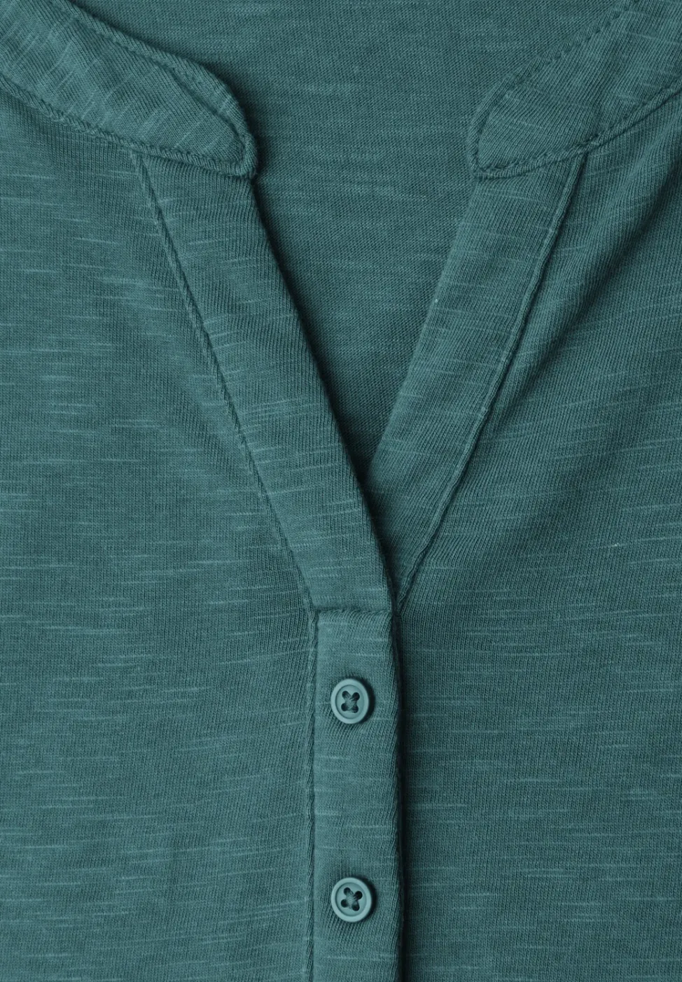 Shirt met losse schouders en gespleten hals