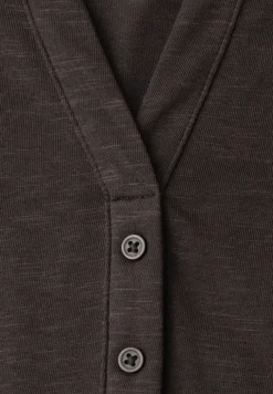 Shirt met losse schouders en gespleten hals
