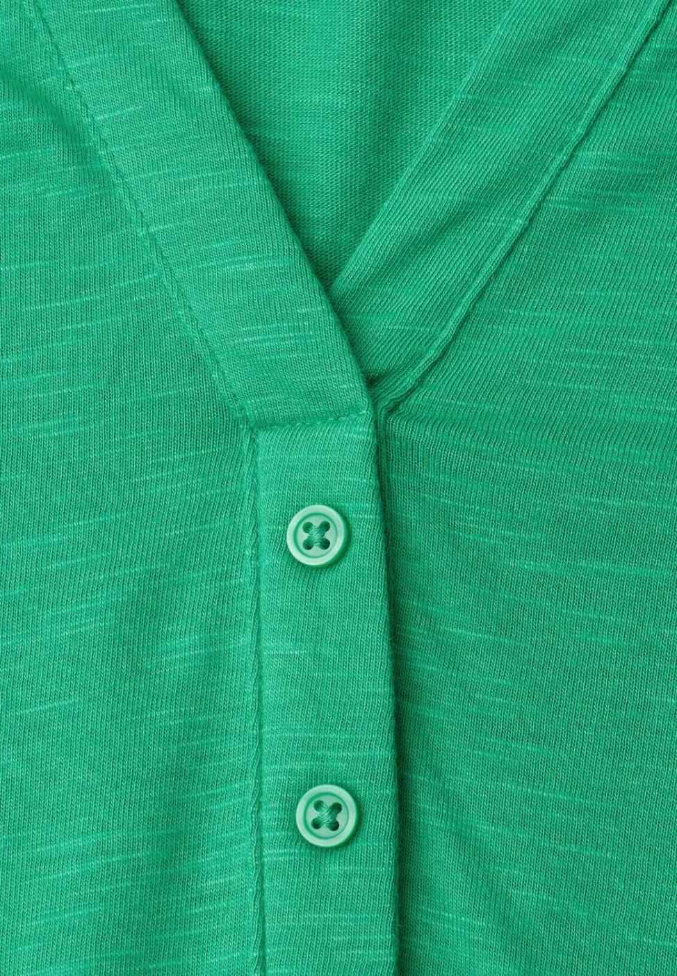 Shirt met losse schouders en gespleten hals