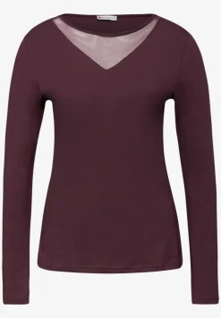 Shirt met mesh details