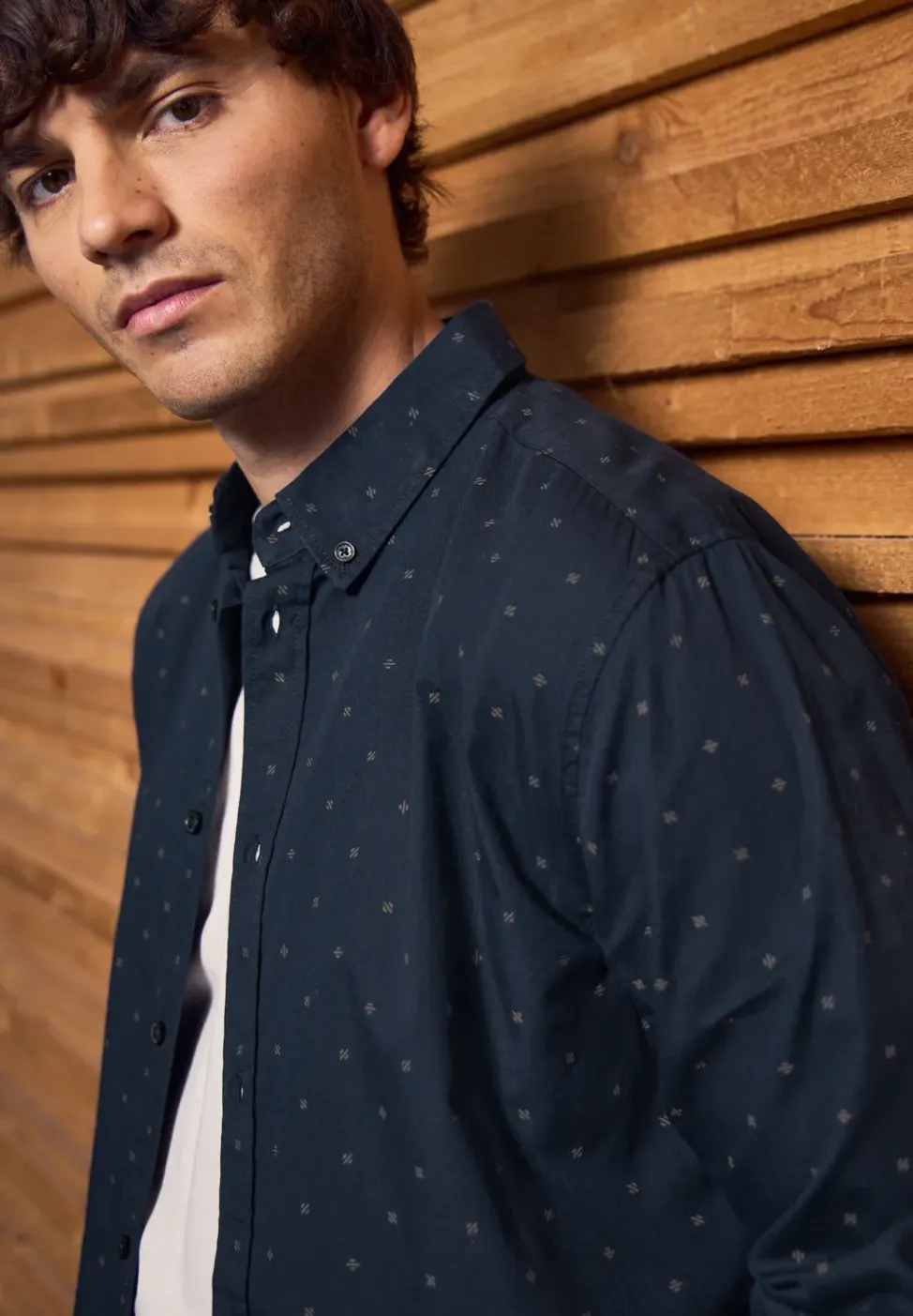 Shirt met minimale print