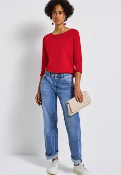 Shirt met 3/4 mouwen