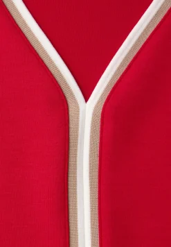 Shirt met 3/4 mouwen en contrasterende details