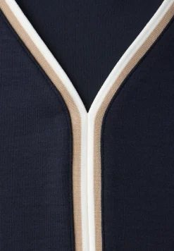 Shirt met 3/4 mouwen en contrasterende details