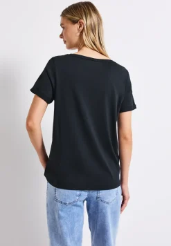 Shirt met omslagdetail