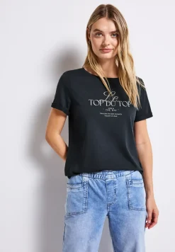 Shirt met omslagdetail