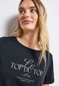 Shirt met omslagdetail