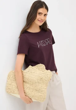 Shirt met opschrift Burnout