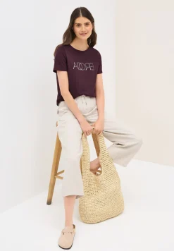 Shirt met opschrift Burnout