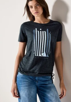 Shirt met opschrift Burnout