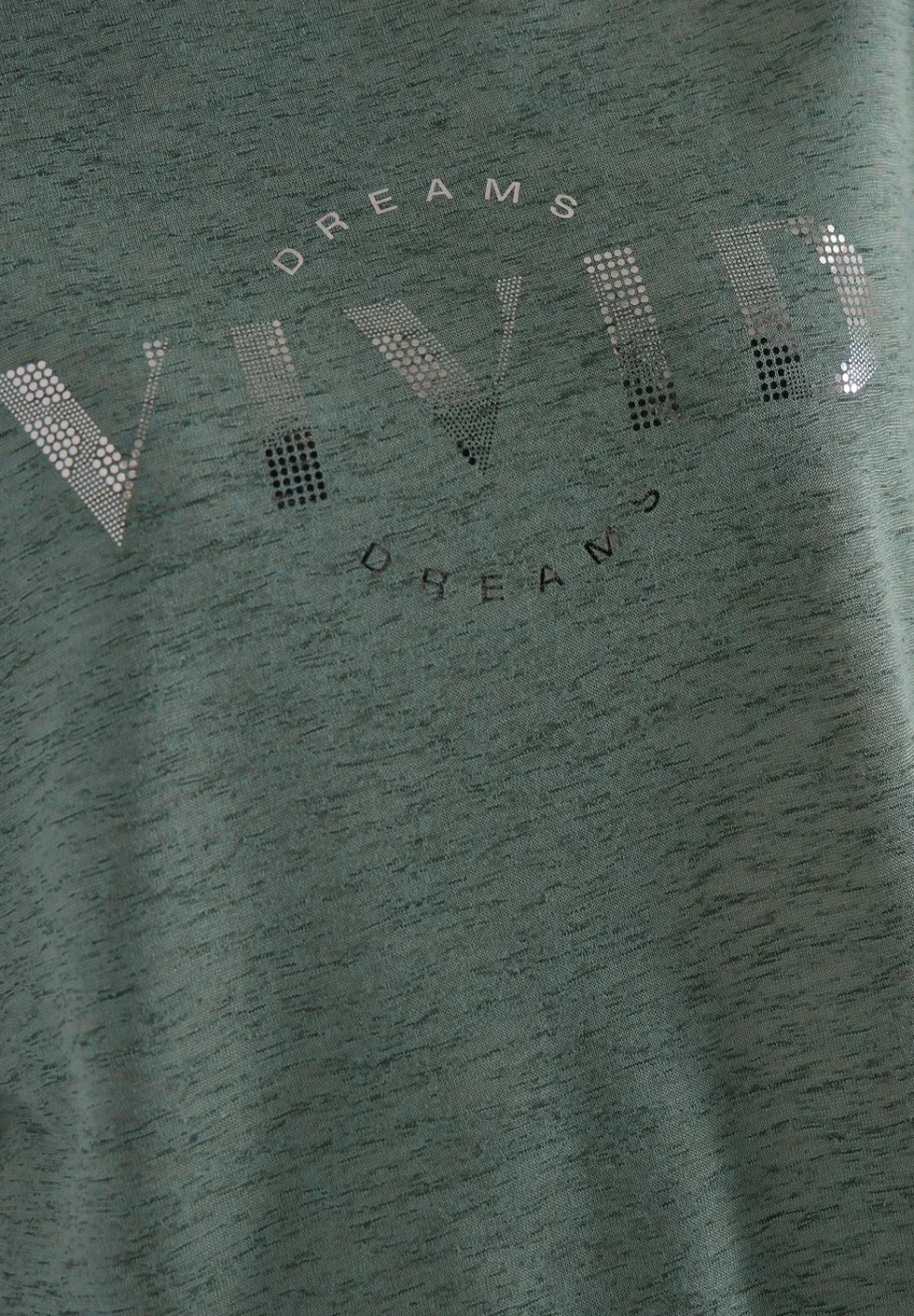 Shirt met overhangende schouders in linnenlook