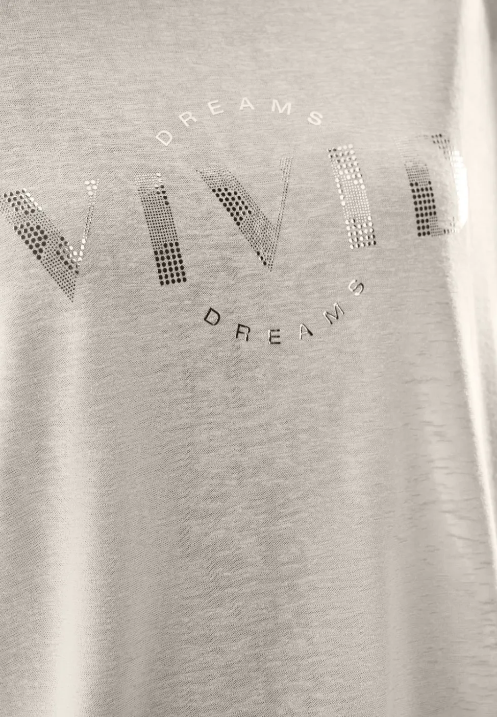 Shirt met overhangende schouders in linnenlook